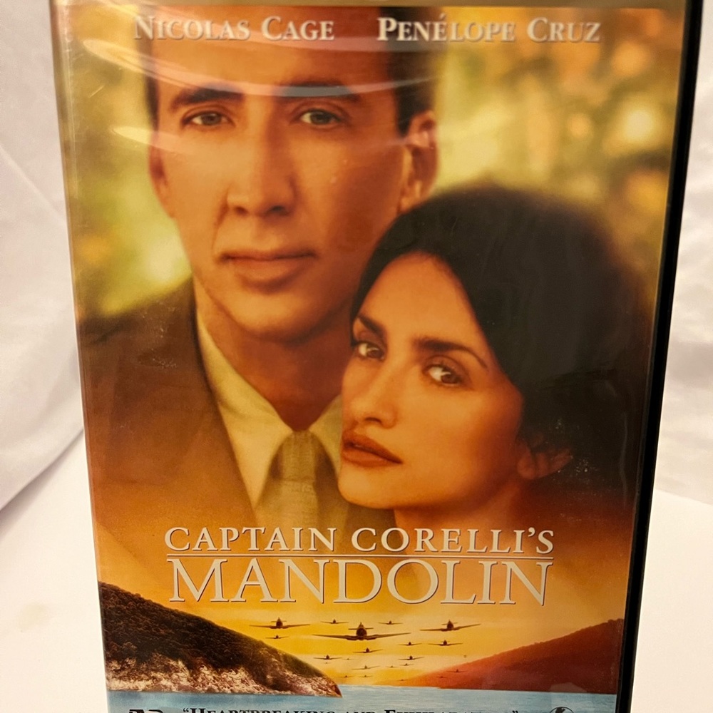 5/$15, DVD, Captain Corelli’s Mandolin EUC
